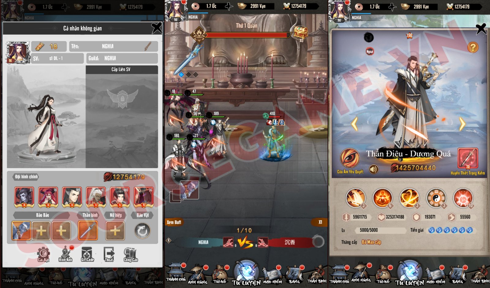 [H5] VÕ LÂM NGŨ BÁ - NEW VERSION - GAME CHIẾN THUẬT ĐẤU TƯỚNG KIM DUNG