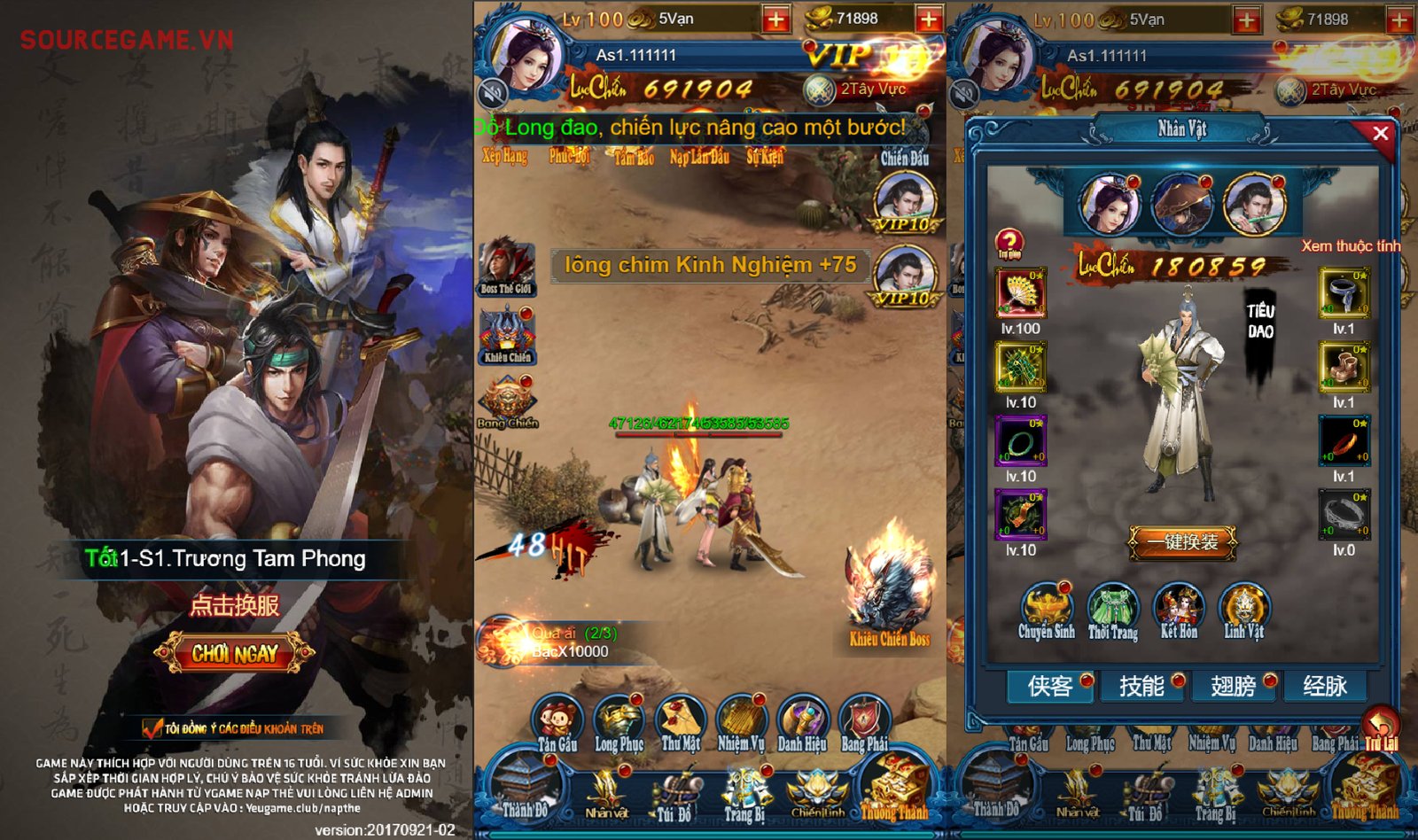 [H5] KIẾM THẾ H5 - GAME NHẬP VAI ĐA NỀN TẢNG