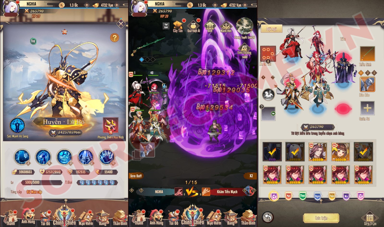 [H5] MUKBANG TAM QUỐC - GAME ĐẤU TƯỚNG PHONG CÁCH TAM QUỐC