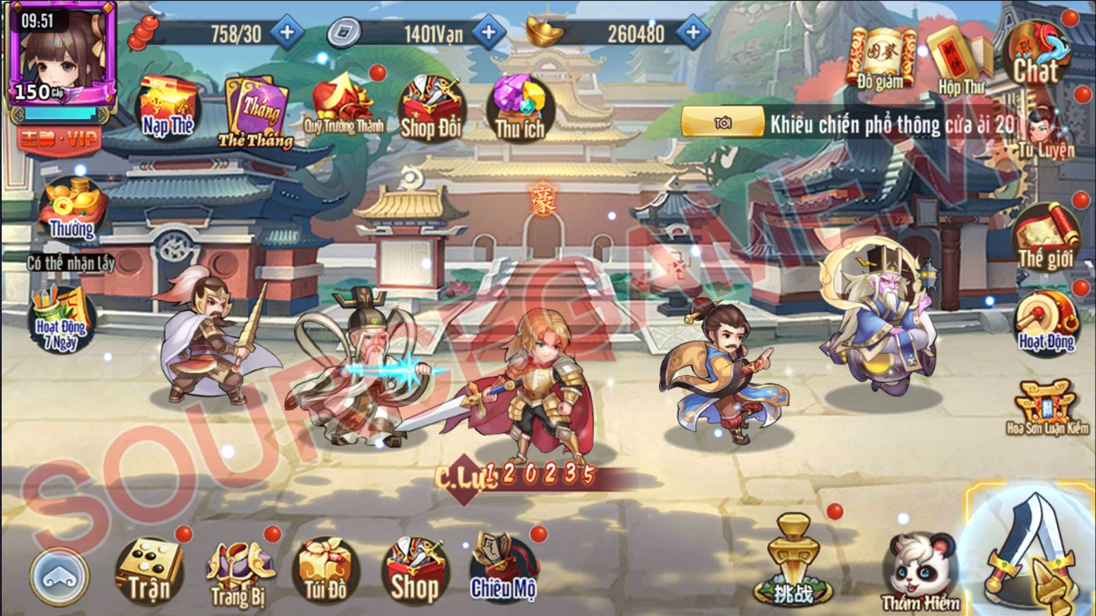 [MOBILE] 3Q TRƯ THIÊN - GAME THẺ TƯỚNG HIẾM